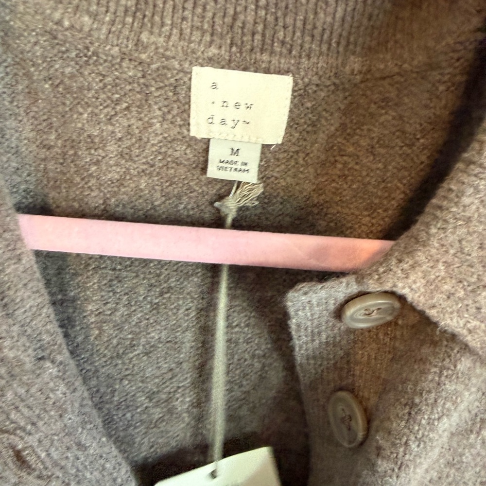 a new day Brown Short-Sleeve Button Polo Sweater - Picture 2 of 3